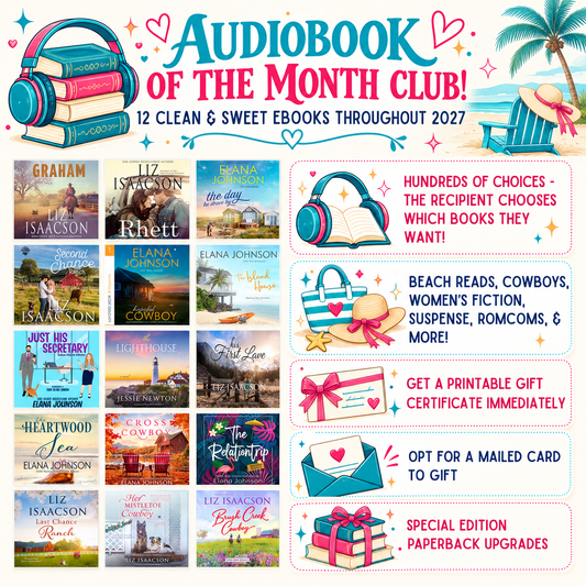 eBook and Audiobook of the Month Club 2027 - A Year of Clean Romance, Chosen by Your Reader