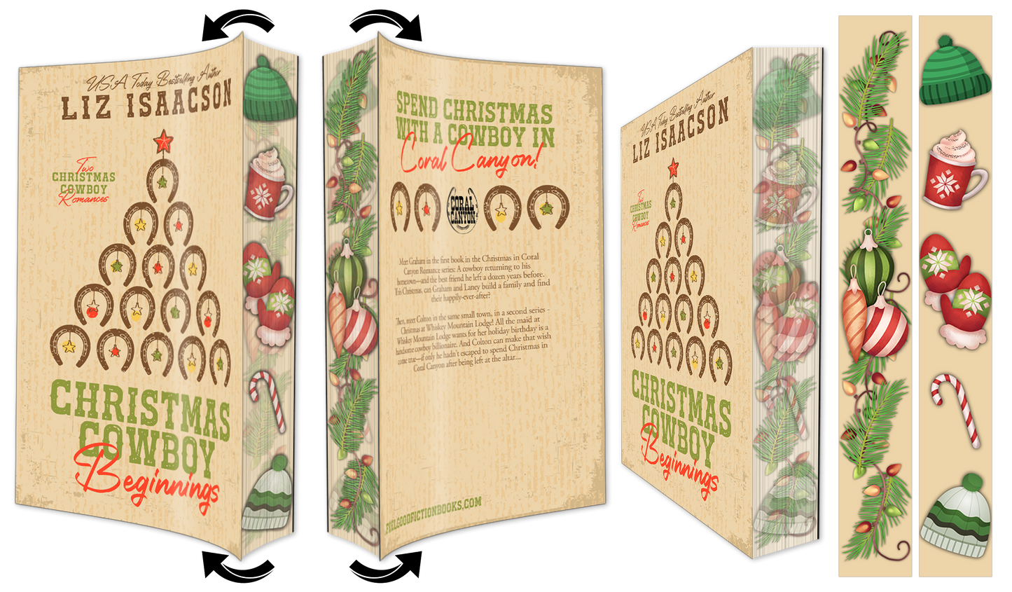 Christmas Cowboy Beginnings Special Edition with DUAL PRINTED EDGES!
