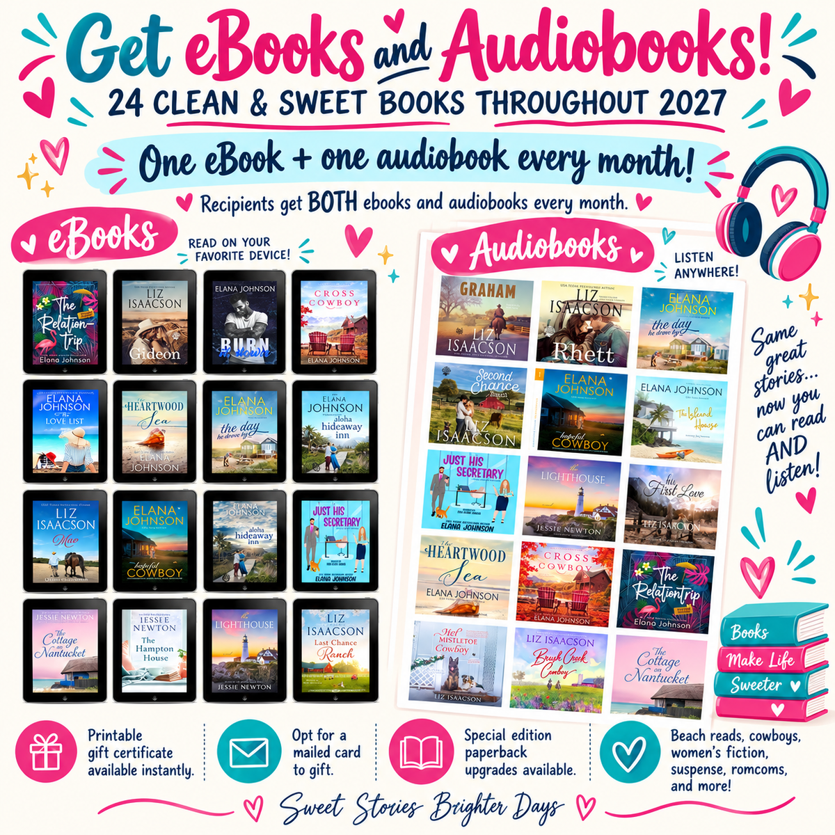 eBook and Audiobook of the Month Club - 2027