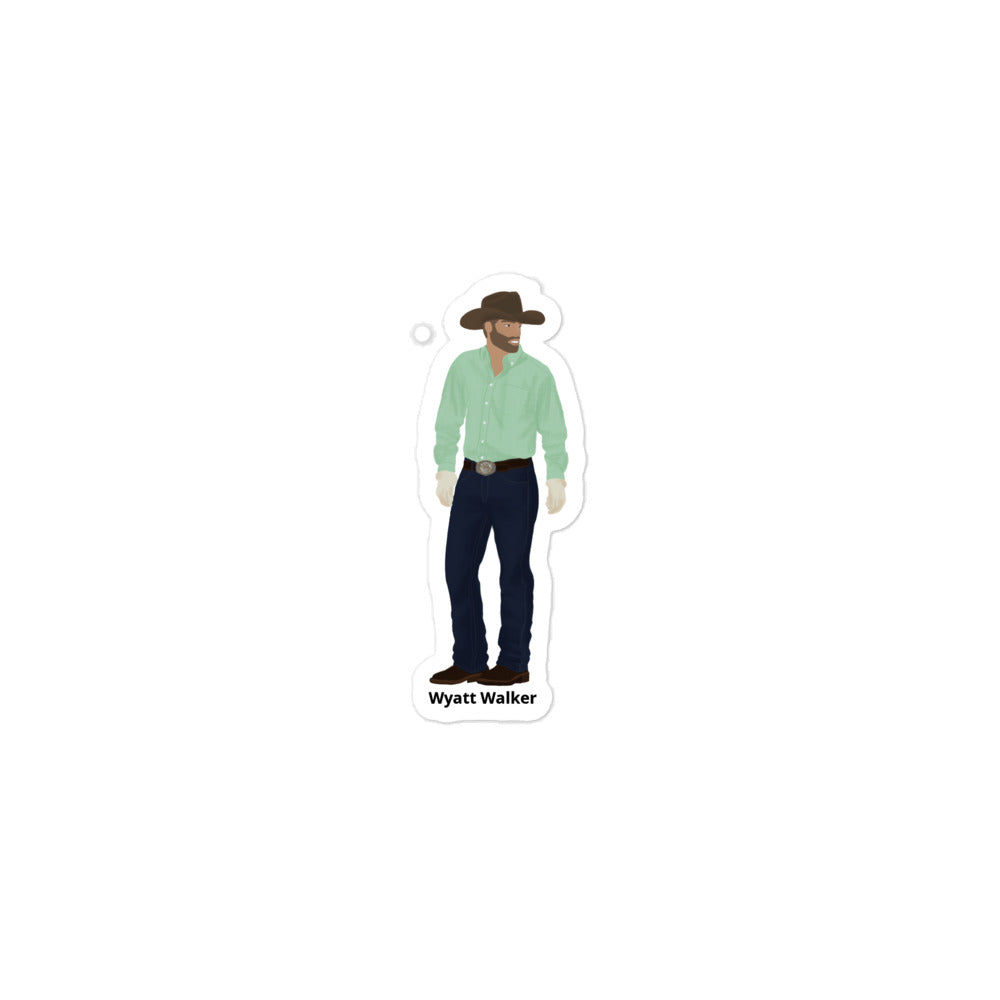 Wyatt Walker Bubble-free stickers