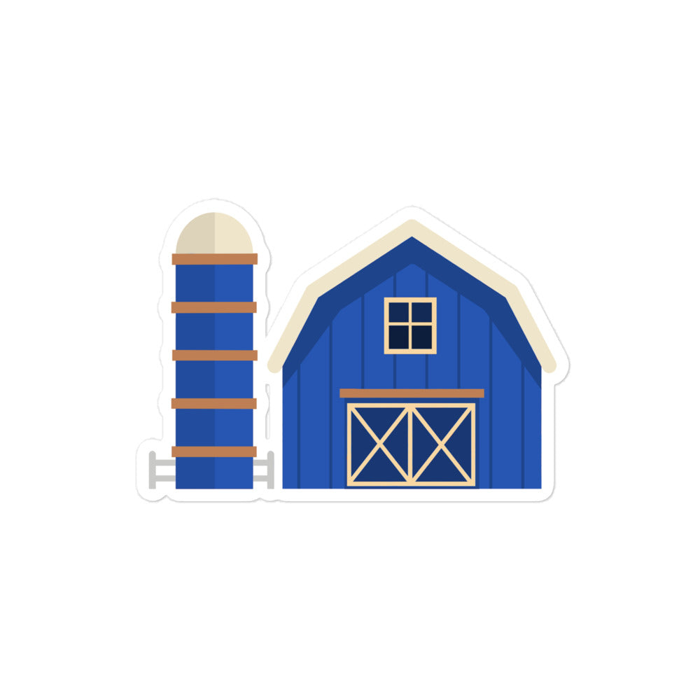 True Blue Barn at Shiloh Ridge Ranch Bubble-free stickers