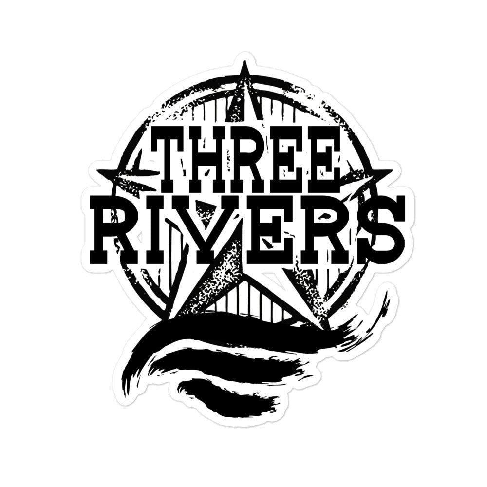 Three Rivers Bubble-free stickers