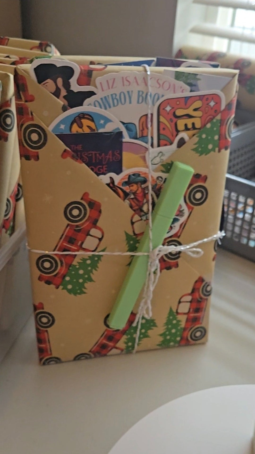 TWO BOOKS: Christmas Cowboy Beginnings Special Edition with DUAL PRINTED EDGES!