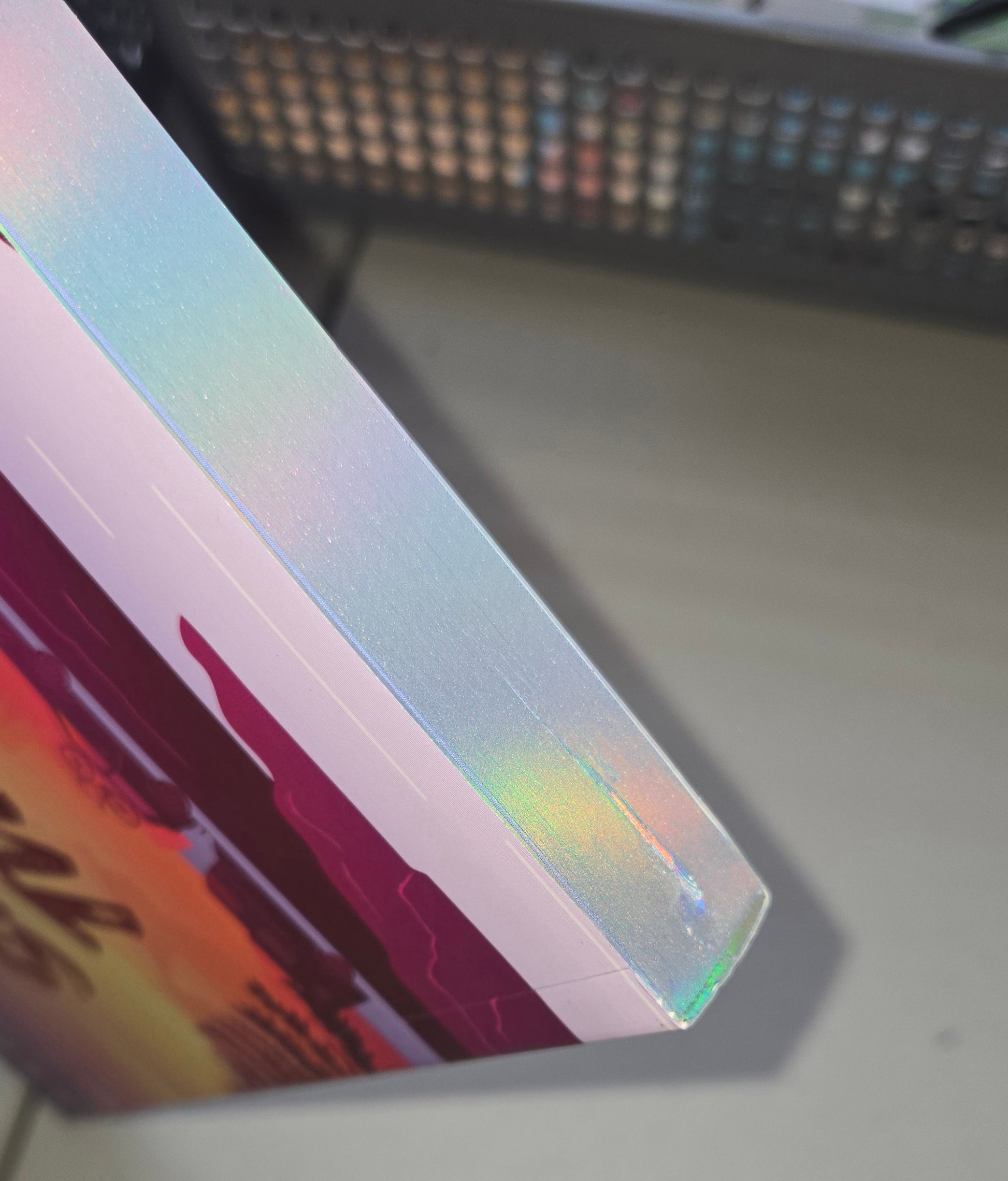 Beach Read Double paperback with scratched foil on edges.