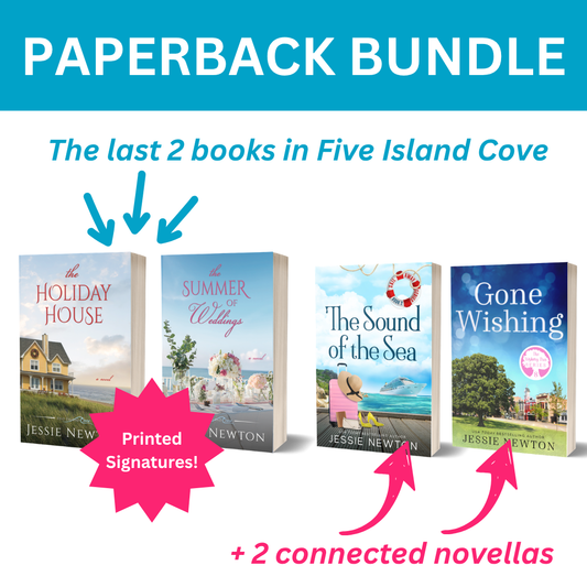Five Island Cove Paperback Bundle (11 & 12 + 2 novellas)