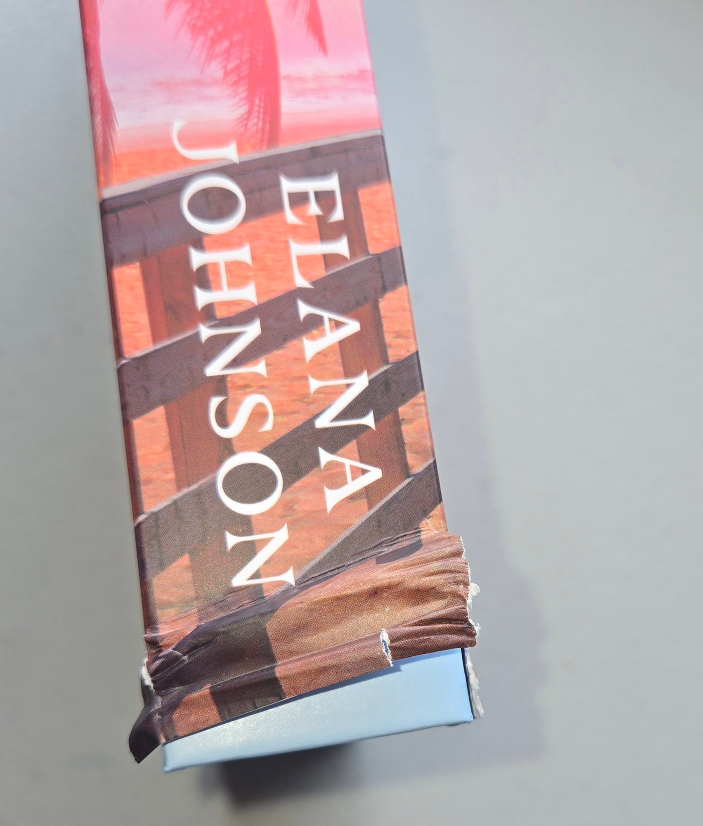 Elana Johnson paperback with ripped dust jacket cover.