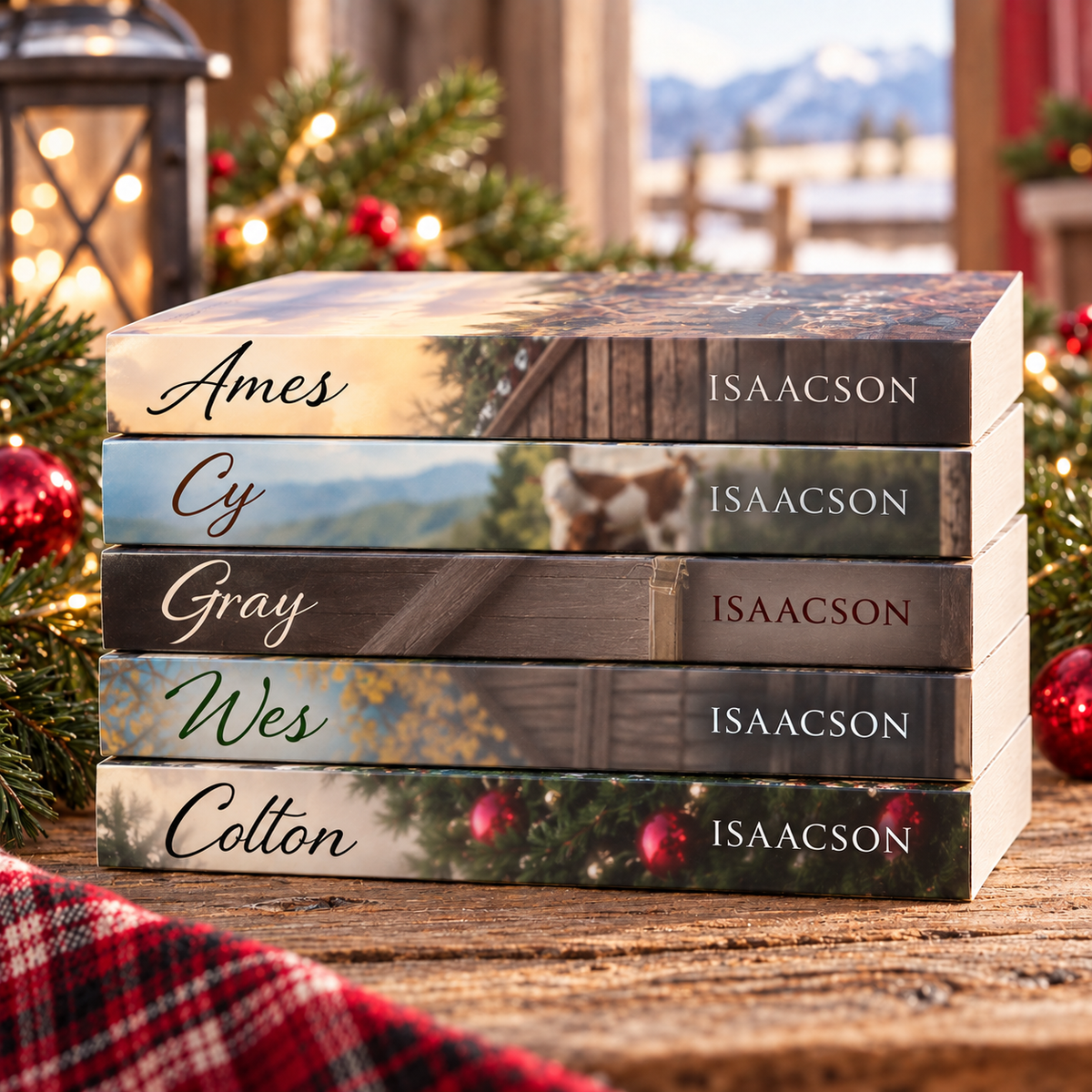 The Hammond Brothers Christmas Cowboy Romance - Five Books in Paperback