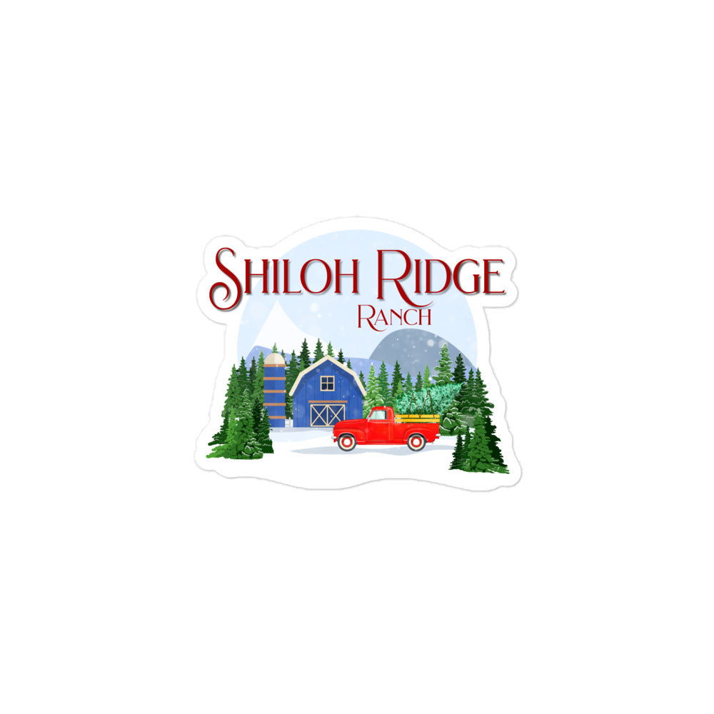 Shiloh Ridge Bubble Free Sticker