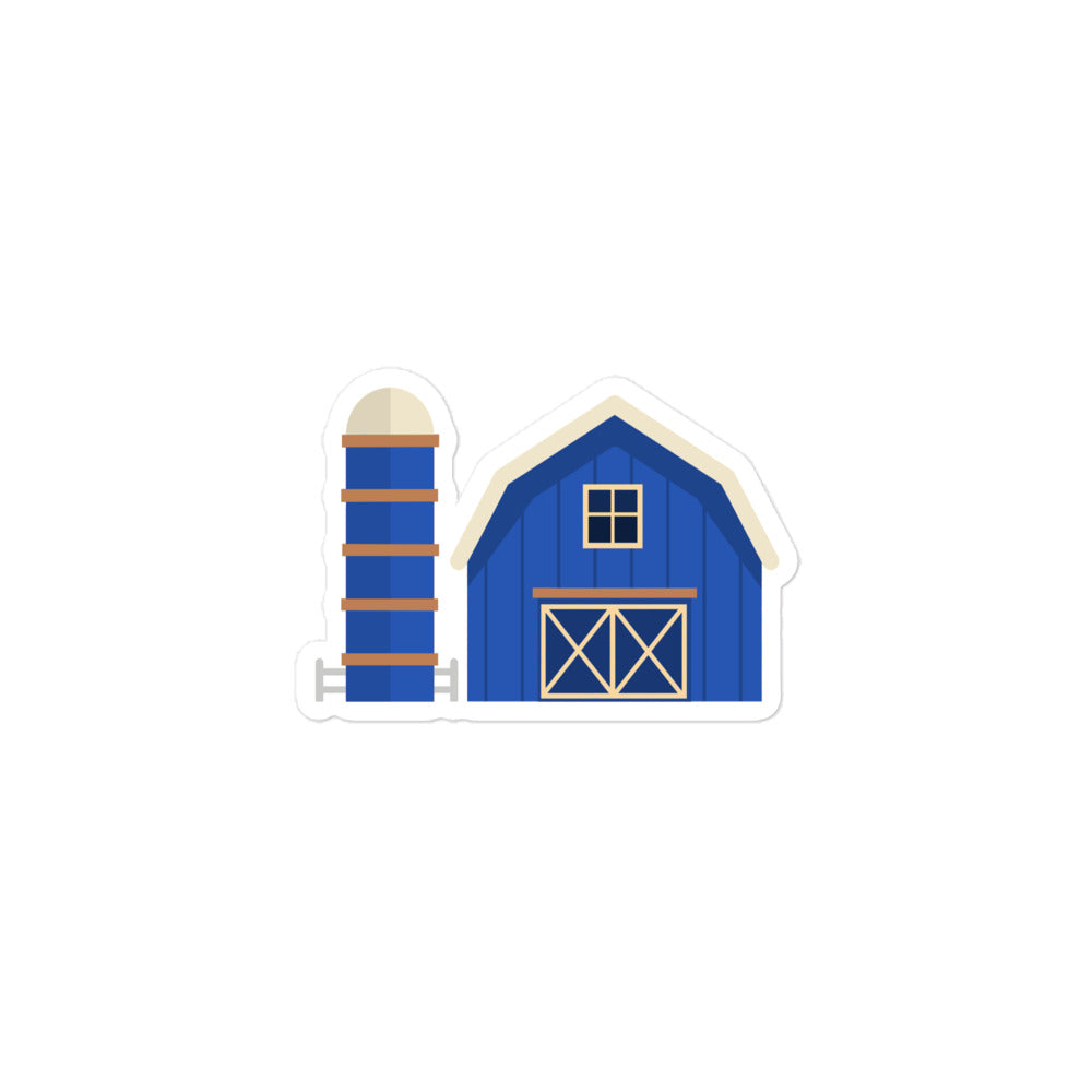 True Blue Barn at Shiloh Ridge Ranch Bubble-free stickers