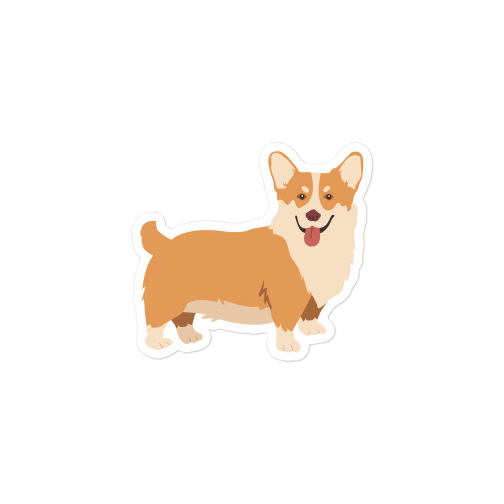 Lance's Corgi Cha-Cha Bubble-free stickers