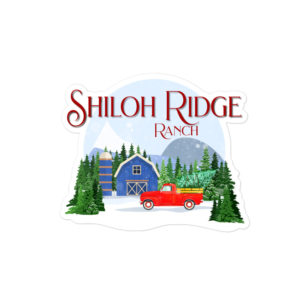 Shiloh Ridge Bubble Free Sticker