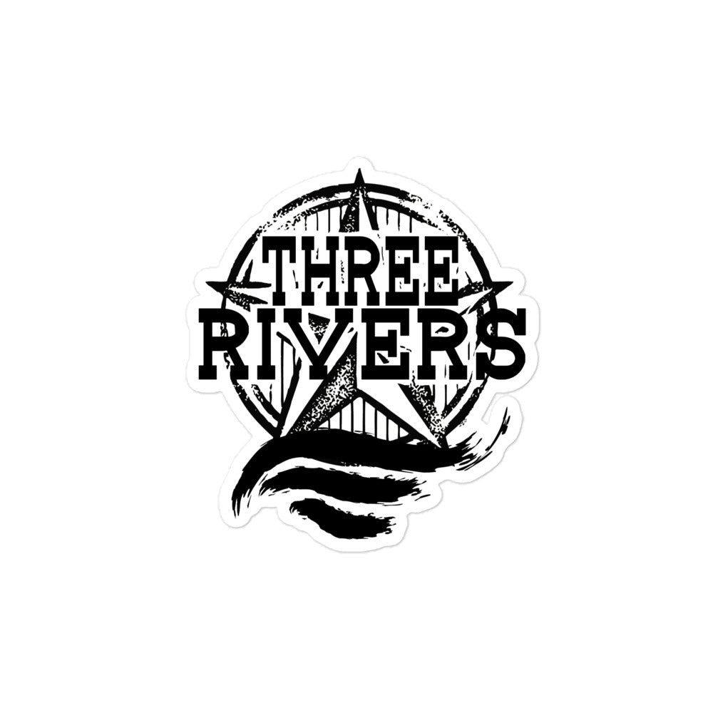 Three Rivers Bubble-free stickers