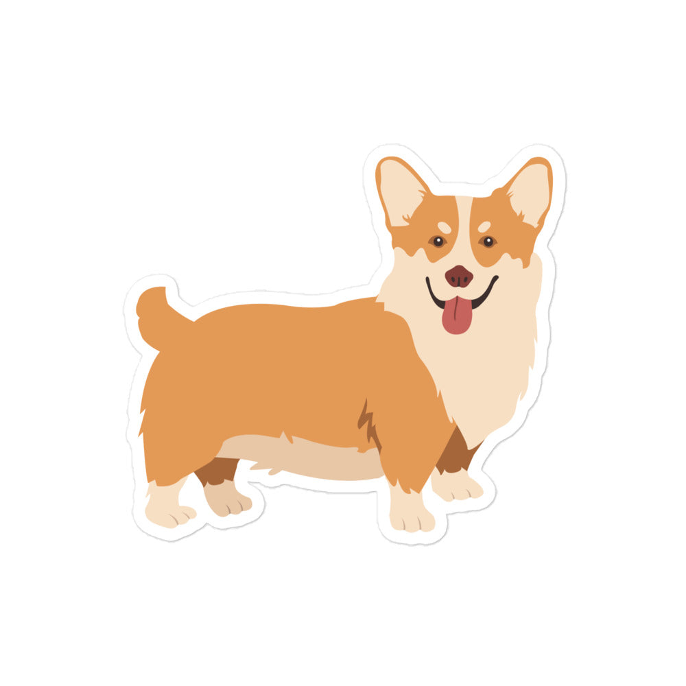 Lance's Corgi Cha-Cha Bubble-free stickers