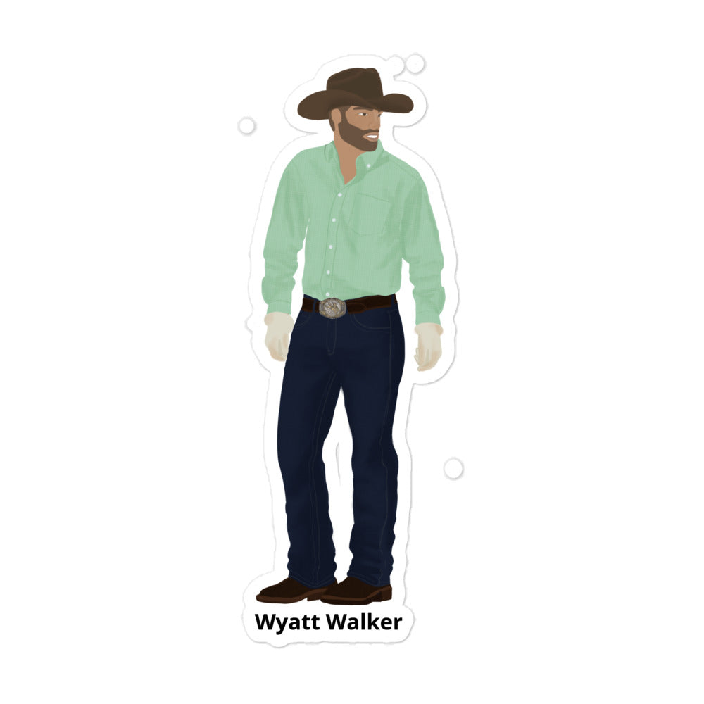 Wyatt Walker Bubble-free stickers