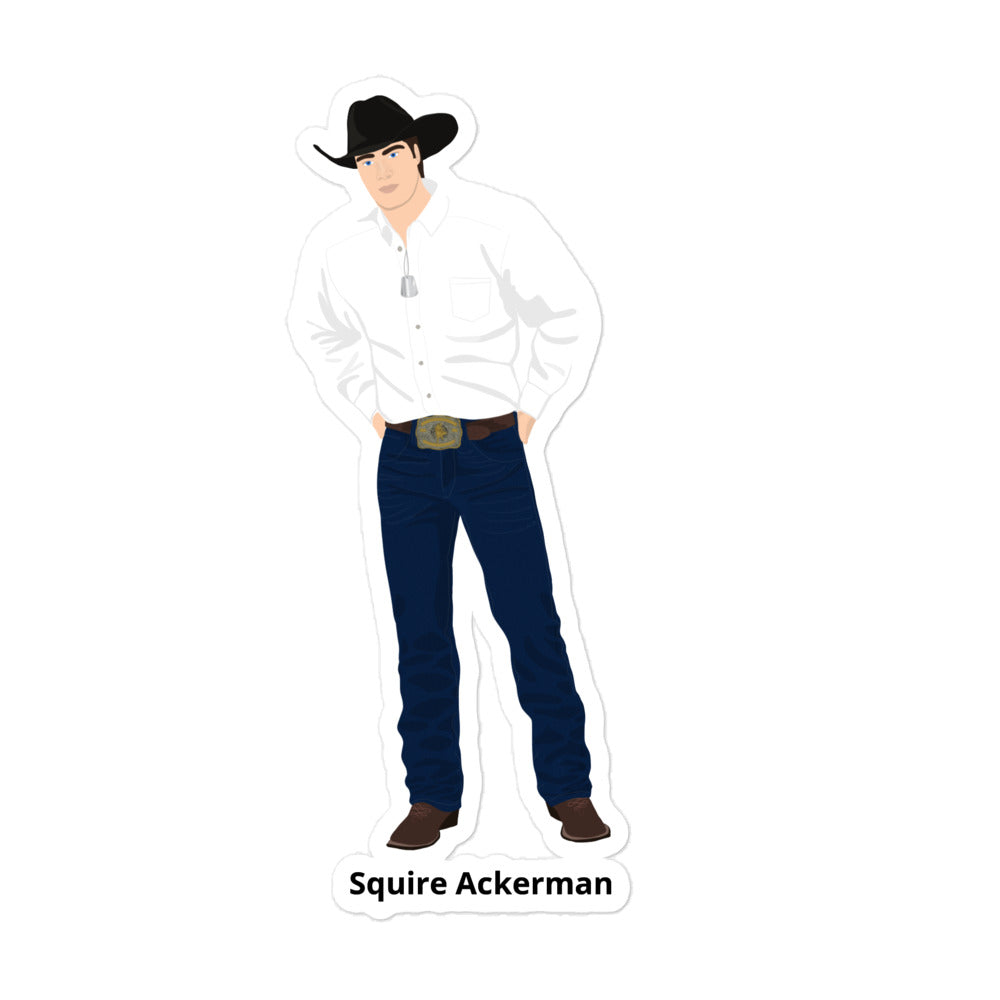 Squire Ackerman Bubble-free stickers