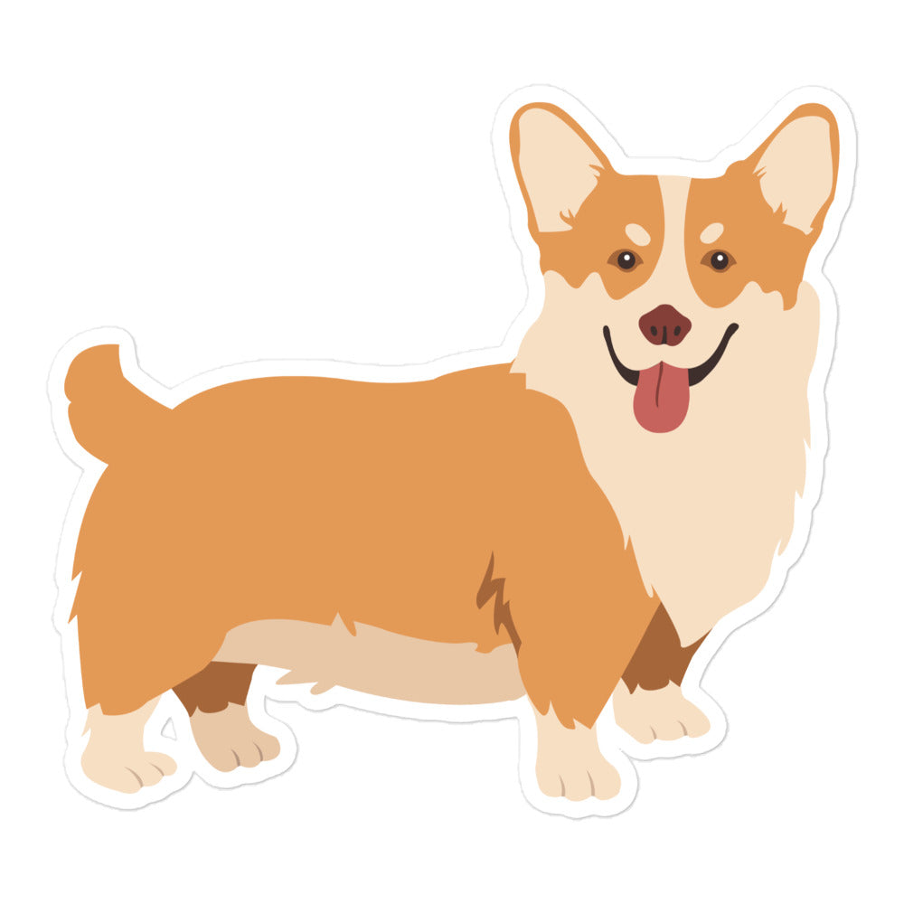 Lance's Corgi Cha-Cha Bubble-free stickers